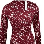 Trixxi country style dress flower dress burgundy size small new with tags Red Photo 3