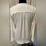 Blvd  Ruffled Tie Neck Blouse Photo 2