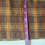 Nectar Clothing Rust Orange Plaid Mini Skirt Size S NWT Photo 7