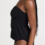 Norma Kamali Mio Babydoll XS Black Strapless Swimsuit Photo 2