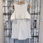 HD in Paris  Anthropologie ivory tweed cold shoulder dress Photo 6