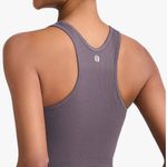 NWOT Running Girl Racerback High Neck Purple Sports Bra Size Small Photo 1