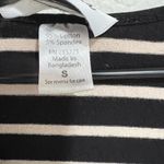 Oh! mamma Black & White Striped V Neck Maternity Nursing Dress Size Small Photo 3