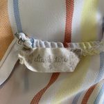 Altar'd State  Dress Small Orange Multi‎ Stripe Front Tie Boho Summer Photo 6