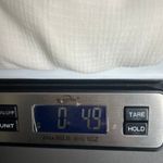 Bershka White Flared 3/4 Sleeve Ruffle Hem Top Size Small Beach Boho Lightweight Photo 12