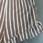 Princess Polly Striped Ruffle Shorts Photo 1
