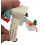 Milana Fashion White Cotton Blend Color Tassel /crochet Swim Cover L/XL Size L Photo 7