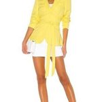 L'Academie Revolve L’academie Yellow Tie Waist The Maggy Blazer Sz.S NWT Photo 1