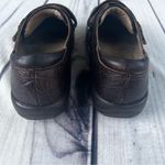 Alegria Mary Jane Leather Clogs Brown Floral Paisley Size 39 EU (8.5 US) Photo 2