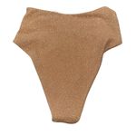 Beach Riot NWT  Zurie Rose Gold Bathing Suit Bottom Sz. S Photo 5