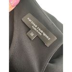 NARCISO RODRIGUEZ Black Silk Blend Ruched Top Size 38 Photo 2