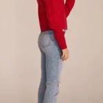 Favorite Daughter The Valentina Super High Rise Cigarette Ankle Jeans Malibu 27 Blue Photo 1