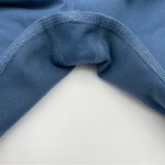 Alo Yoga Leggings Blue Pink Mesh Chevron Sheer Stripes Cropped Capri Size Small Photo 10