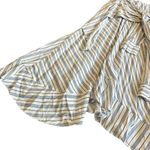 Maje  Trompe-L’Oeil Striped Dress Mixed Media Stretch Illusion Size 36 Small Photo 5