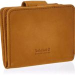 Timberland  womens Leather Rfid Small Indexer Wallet Billfold Wheat (Nubuck) O... Photo 1