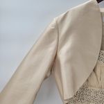 Talbots Women Dress Jacket 12 Cream Silk Blend Wedding Special Occasion MOB MOG Photo 5