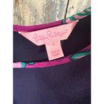 Lilly Pulitzer  Blue Purple Floral Wrap Tank Dress, size Small Photo 4