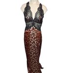 Frederick's of Hollywood  Womans Size S Rosalina Rose Satin & Lace Maxi Gown Photo 1