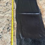 Black Satin Pajama Set Robe Pants Nightie Lace Trim Womens Size M/L New Lingerie Size M Photo 10