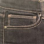 White House | Black Market Noir Black Pedal Pusher Capri Size 4 Stud Detail Photo 2