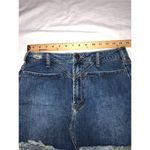 One Teaspoon Trucker Skirt Size 26 US 4 Blue Raw Hem Frayed Mini Distressed Boho Photo 4