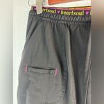HeartSoul M Black Pocketed Pull On Scrub Pants Size M Photo 5