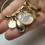 ALEX AND ANI Beachcomber Dangle Drop Pierced Earrings Seashell Charm Gold Tone Photo 6