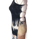 Heart & Hips Heart Hips Tie-Dye Ruched Criss Cross Back Bodycon Dress Photo 49