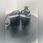 Gloria Vanderbilt  women's black slingback‎ shoes size 7 bin 1 Photo 1