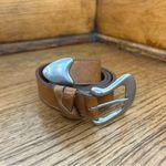 Merona Vintage | Leather Western Silver Buckle Y2k Belt Size M/30 Photo 3