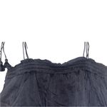 Free People Black Trust Me Bodysuit By Intimately Playsuit Ruffle Tassel Sz Sm Photo 5