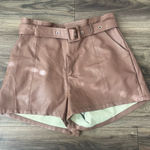 Altar'd State Altar’d State Faux Leather Brown Short Belt‎ Large Photo 0