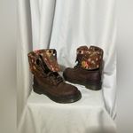 Dr. Martens  Triumph Brown Leather Floral Boots | US 6 Photo 6