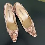 Karen Scott Clancy Snakeskin Print Leather Kitten Heels Photo 5