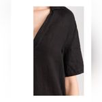 James Perse  Linen Open Henley Shirt Dress Photo 5