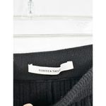 Rebecca Taylor Cavalry Twill Wool Blend Straight Pant in Black Size XL Photo 2