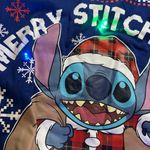 Disney Stitch ugly Christmas sweater light up xl Photo 2