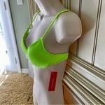 Xhilaration Women’s Bright Fluorescent Green Underwire Padded Bikini Swim Top SzS NWT Photo 1