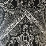 Ny&co NY& Stretch Medium Pull over black white paisley monochromatic maxi dress with cut-out shoulder sleeve Photo 6