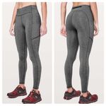 Lululemon • speed up tight 28" heathered black sz 4 Photo 1