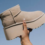 UGG  Classic Ultra Mini New Heights Mustard Seed
Boots Size 5 Photo 0