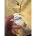 Peppermayo NWT  Born For Bordeaux Linen Blend Vest Lemon Yellow Size 6 Photo 3