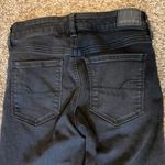 American Eagle Black Ripped Skinny Jeans Photo 4