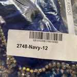 Clarisse Navy Blue Prom Dress Photo 1