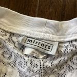 Vintage Mirrors Crocheted Cardigan White Photo 4