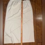 Norton Mcnaughton  long Cream Skirt NWT with back slit woman’s size 14 Photo 2