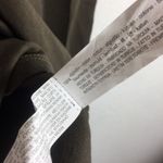 ZARA  Olive Green Mini Dress Size Medium Long Sleeve Drop Waist Shift 100% Cotton Photo 5