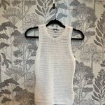 Madewell  Women's top Crochet Open Knit Sweater tank Sz xs Photo 2