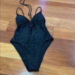 J.Crew NWT  Strappy Plunge with Beads One-piece Swimsuit Size 12 Photo 2