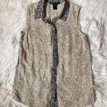 Marc by Marc Jacobs Karoo Print Silk Button Down Tank Photo 3